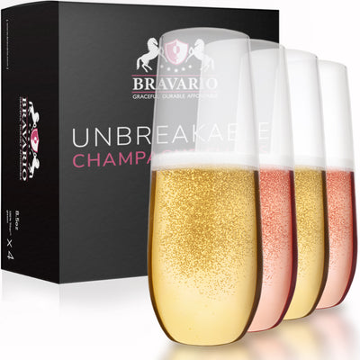 Unbreakable Champagne Flutes